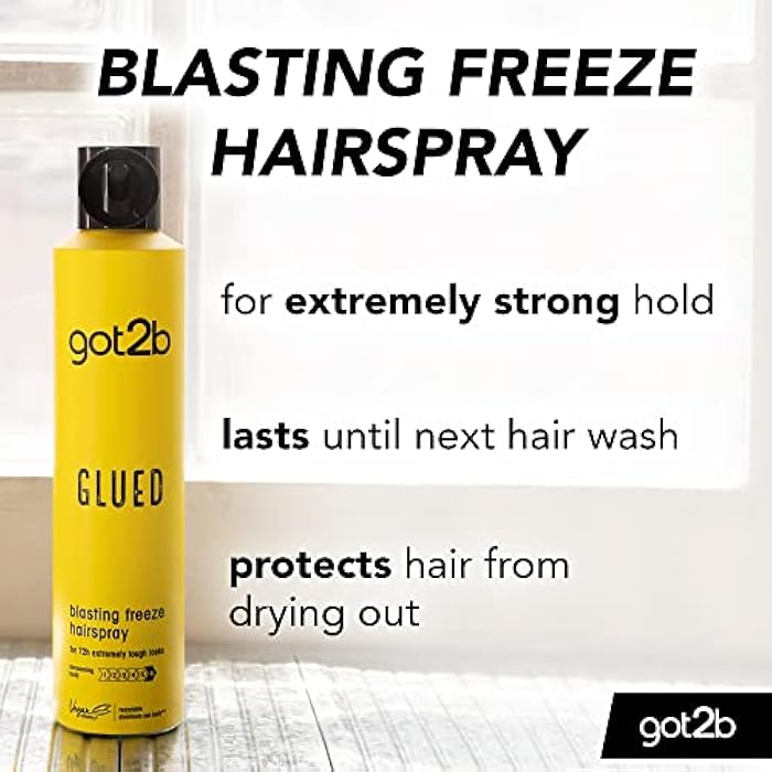 Got2B Schwarzkopf Blasting Freeze Spray Glued Hold 6 300Ml - Image 3